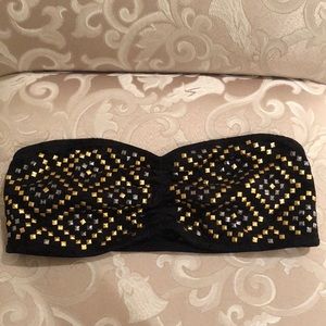 VS Pink Studded Lace Bralette